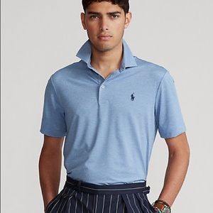 Brand New XL cobalt heather Ralph Lauren polo